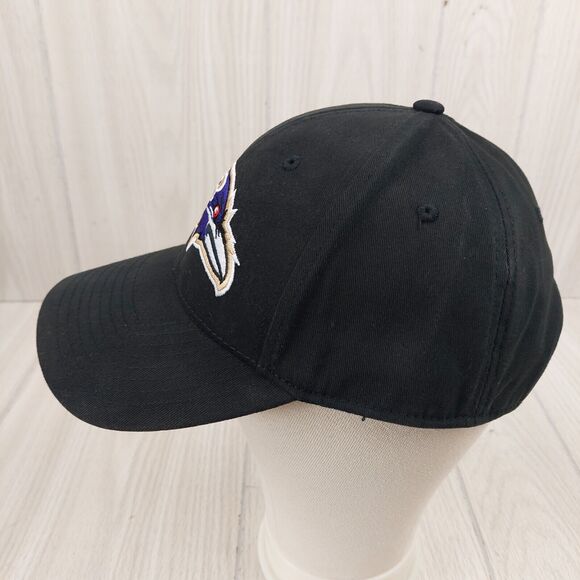 Baltimore Ravens Hat Cap NFL Team Apparel Black Adjustable Strapback Football - Picture 3 of 7